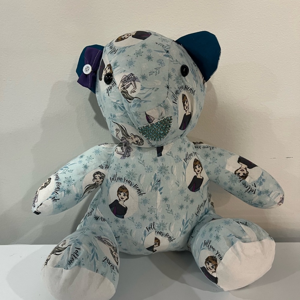 Frozen teddy bear